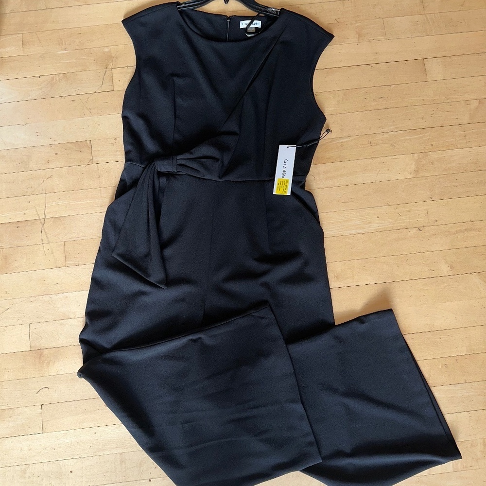 NEW Calvin Klein Black cut out jumpsuit, 14 - Picture 4 of 7